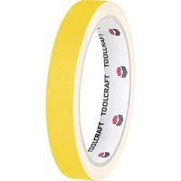 TOOLCRAFT HEB15L10GC HEB15L10GC Textieltape HEB15L10GC Geel (l x b) 10 m x 15 mm 1 stuk(s) - thumbnail