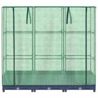 Plantenbak verhoogd met kashoes 120x40x123 cm rattanlook - thumbnail