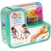 My Pets and Me - Bouwspel - JELLY BLOX - GOLIATH - 20 blokken - 2 personages - 2 dieren - Vanaf 2 jaar - thumbnail