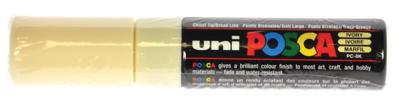 Uni Posca verfmarker 8k ivoor - beitelpunt 8mm Uni Posca verfmarker 8k ivoor - beitelpunt 8mm