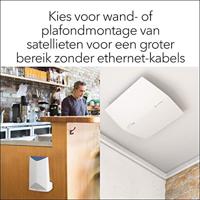 NETGEAR Orbi Pro SRR60 zakelijk draadloos mesh-systeem voor bedrijven (tri-band mesh-router van 3000 Mbps met een dekking tot 175 m², plug-and-play, AC3000, draadloos LAN access point, SRR60-100EUS) - thumbnail