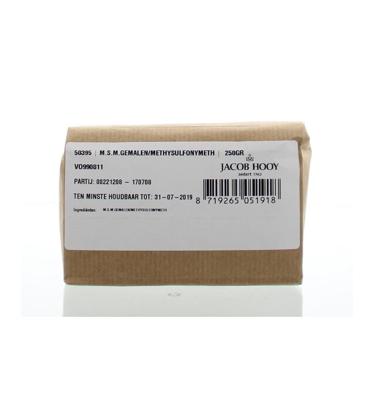 MSM gemalen methylsulfonylmethaan 250 Gram