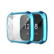 Fitbit Versa Lite Soft TPU case (volledig beschermd) - Blauw - thumbnail
