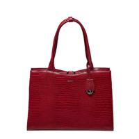 Socha Business bag Midi, 14" laptop bag for women -Croco Burgundy - thumbnail