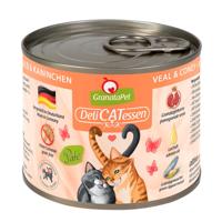 GRANATAPET DeliCATessen Veal and coney - nat kattenvoer - 200g - thumbnail