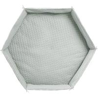 Babyboxmat - ROBA - Voor zeshoekige box - Gevoerd - Matgroen - thumbnail