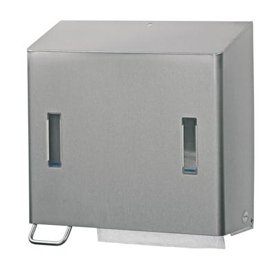 SanTRAL SanTRAL combinatiedispenser handdoek- & zeepdispenser - RVS