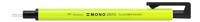 Tombow • precision eraser mono zero, refillable, round tip 2,3 mm diameter, neon yellow - thumbnail