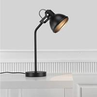 Industriele tafellamp zwart &apos;Aslak&apos; Nordlux verstelbaar E27 fitting 48 cm - thumbnail