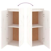 Tv-meubelen 6 st massief grenenhout wit - thumbnail