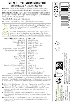 Sante Shampoo intense hydration 250 Milliliter