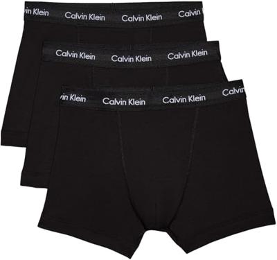 Calvin Klein 3-Pack Trunks heren - Boxershorts met korte pijpjes - Heren onderbroek