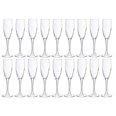 18x Champagneglazen/flutes 190 ml   -