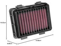 K&N vervangings-luchtfilter replac. filter kt-1217 - thumbnail