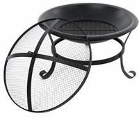 RedFire vuurschaal atlanta 51 cm staal zwart 85014 - thumbnail