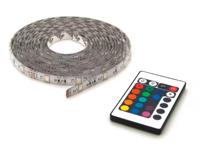 Prolight LED-Strip 3 Meter - Koud Wit - Batterijgevoed - Met Afstandsbediening en Bewegingssensor - thumbnail