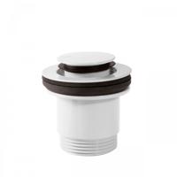 Afvoerplug Tres Complementos Clickwaste Stop 4 cm Wit Chroom - thumbnail