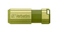 Verbatim USB DRIVE 2.0 PINSTRIPE USB-stick 64 GB Eucalyptus, Groen 49964 USB-A 2.0 - thumbnail