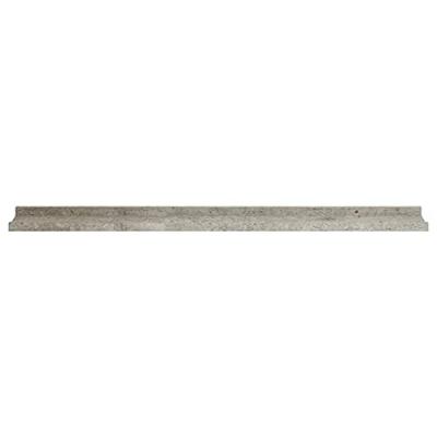 VidaXL Wandschappen 2 st 100x9x3 cm betongrijs
