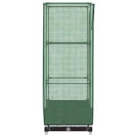 Plantenbak verhoogd met kashoes 40x40x123 cm rattanlook - thumbnail