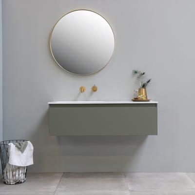 INK SP15 Spiegel Rond Mat Goud Aluminium Kader 100 x 3,5 cm