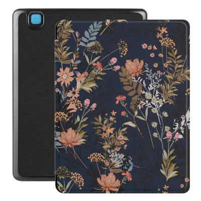 Lunso - Kobo Aura H20 Edition 2 hoes (6.8 inch) - Vegan Saffiano Leren sleep cover - Urban Park Lunso - Kobo Aura H20 Edition 2 hoes (6.8 inch) - Vegan Saffiano Leren sleep cover - Urban Park