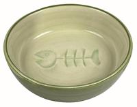 TRIXIE VOERBAK / WATERBAK VISGRAAT KERAMIEK ASSORTI 13 CM 200 ML 4 ST - thumbnail