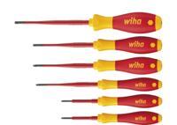 Wiha VDE-Torx-Schraubendreher 1000V 6-tlg. T8-T25 SoftFin.-slimFix Schroevendraaierset VDE 6-delig Binnen-Torx - thumbnail