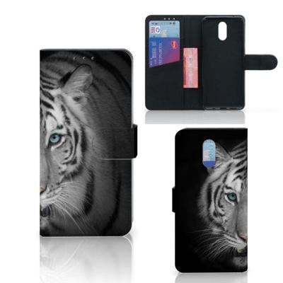 Nokia 2.3 | Telefoonhoesje | Met pasjeshouder | Tijger Nokia 2.3 | Telefoonhoesje | Met pasjeshouder | Tijger