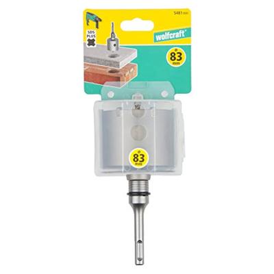 Wolfcraft Holboorkrans | Met adapter | SDS D50 | Ø83 | 1 stuk - 5481000 Wolfcraft Holboorkrans | Met adapter | SDS D50 | Ø83 | 1 stuk - 5481000
