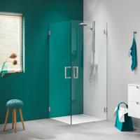 Swingdeur Sealskin 'I AM' 100x200 cm RVS Helder + Antikalk - thumbnail