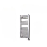 Sanicare elektrische design radiator 112x45cm wit met thermostaat zwart - thumbnail