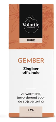 Volatile Gember (Zingiber Officinalis) 5ml Volatile Gember (Zingiber Officinalis) 5ml