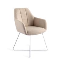 Jesper Home Noto eetkamerstoel Overnight Oats cross white - thumbnail