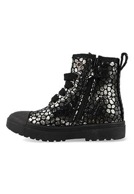 Shoesme Biker-Boots SW23W001-I Zwart / Zilver-22 maat 22