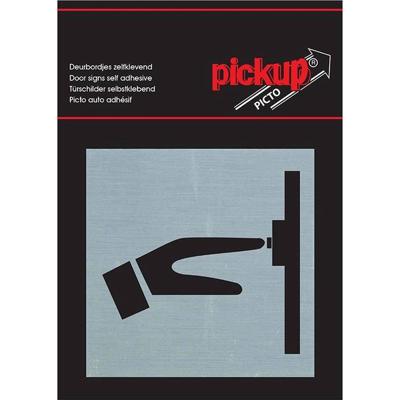 Route Alu Picto 80 x 80 mm Sticker bellen Pickup - Pickup