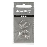 Creativ Company Oorbellen verzilverd, 10st. - thumbnail