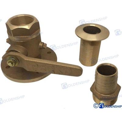 GS30042 - DOORVOER MET 1-1/2" KLEP
