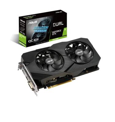 GeForce RTX 2060 DUAL OC Evo - Grafische kaart - OC Edition - GF RTX 2060 - 6 GB GDDR6 - PCIe 3.0 x16 - DVI, 2 x HDMI, DisplayPort GeForce RTX 2060 DUAL OC Evo - Grafische kaart - OC Edition - GF RTX 2060 - 6 GB GDDR6 - PCIe 3.0 x16 - DVI, 2 x HDMI, DisplayPort