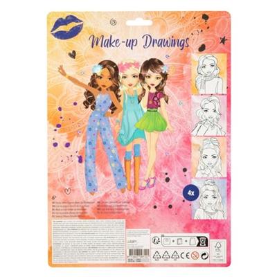 Besties Maak je eigen make-up tekeningen