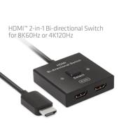 club3D HDMI Switch 2-in-1 bidirektional HDMI-switch 2 poorten 7680 x 4320 Pixel - thumbnail