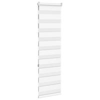 VidaXL Zebra rolgordijn 45x150 cm stofbreedte 40,9 cm polyester wit - thumbnail