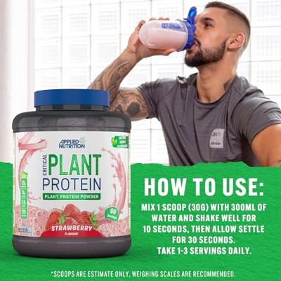 Applied Nutrition Critical Plant Protein Strawberry (1800 g)