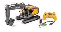 Carson Modellsport 907339 Raupenbagger Volvo 1:16 RC functiemodel voor beginners Elektro Bouwvoertuig Incl. accu, oplader en batterijen voor de zender - thumbnail