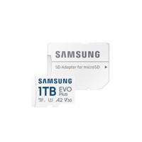 Samsung microSD Card EVO Plus microSD-kaart Retail 1 TB A2 Application Performance Class, v30 Video Speed Class, UHS-Class 3, Class 10 Waterdicht, Incl. - thumbnail