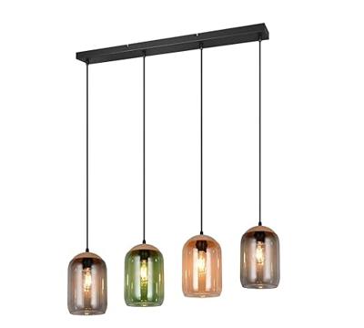 Trio Glazen eettafellampCork 4-lichts - 364600417