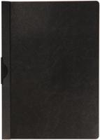 Q-CONNECT Klemmap metalenclip A4 30 vel Transparant zwart - thumbnail