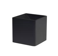 Artdelight Wandlamp Fulda 10x10 cm zwart - thumbnail