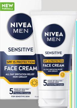 Nivea Nivea Men Sensitive beschermende gezichtscrème SPF15 - 75ml