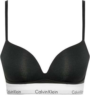 Calvin Klein Push-Up Plunge bh met beugel - Katoen modal - Ademend materiaal - Diep uitgesneden